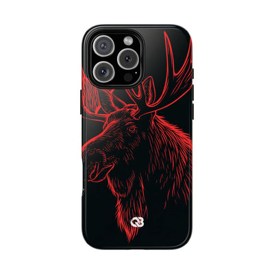 Nordic Elk · Tough Phone Case for iPhone · Black
