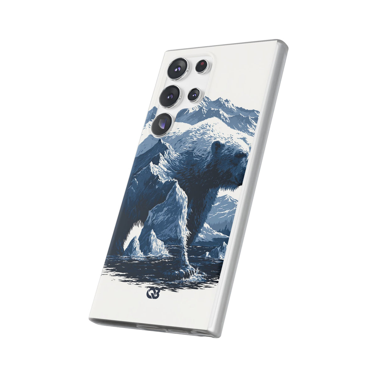 Fjord Summit Bear · Lite Phone Case for Samsung · Blue