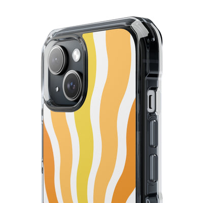 Amber Solar Waves · Impact Phone Case for iPhone · Magsafe