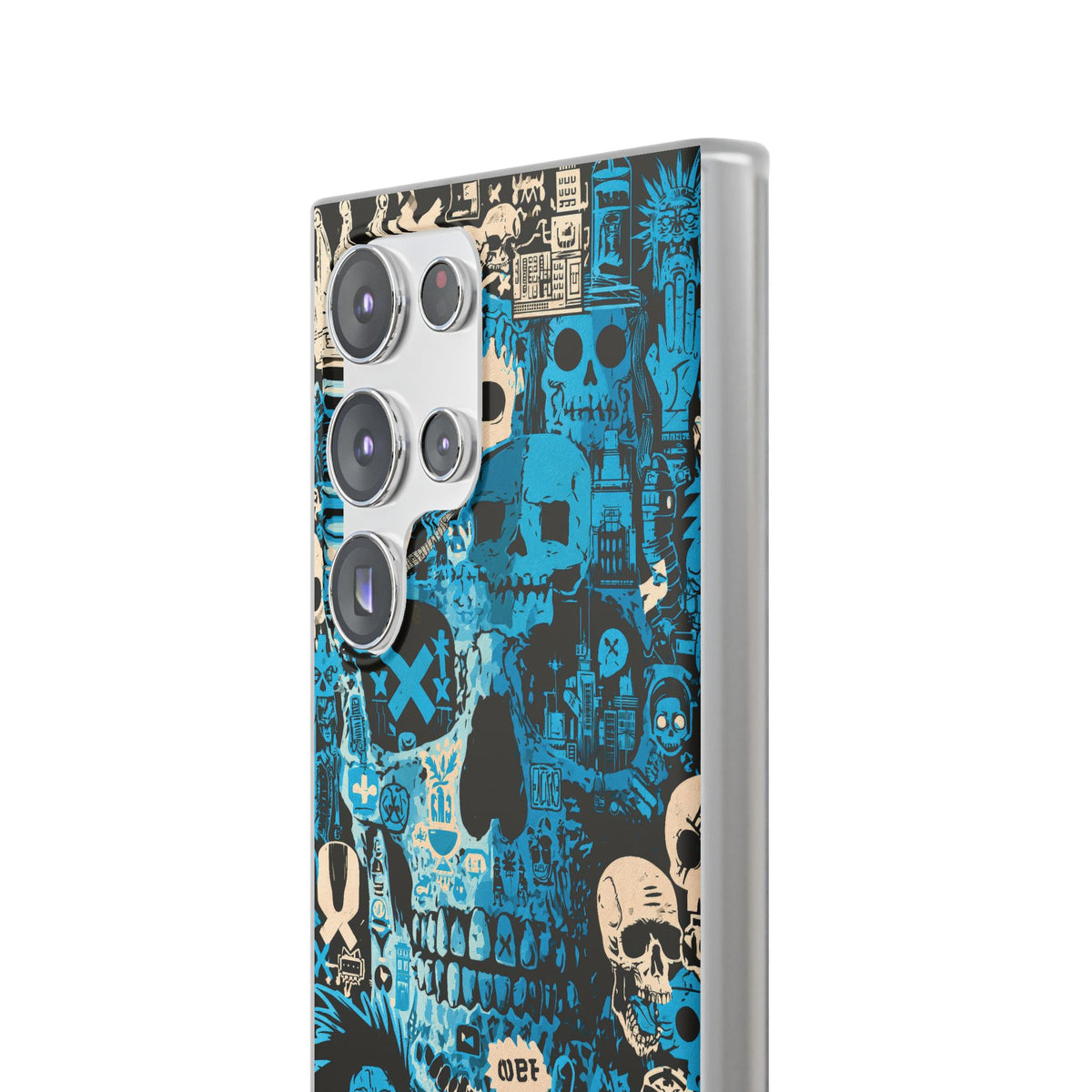 Electric Skull Graffiti · Lite Phone Case for Samsung · Blue