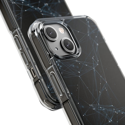 Black Impact MagSafe Phone Case for iPhone - Arctic Neural Mesh