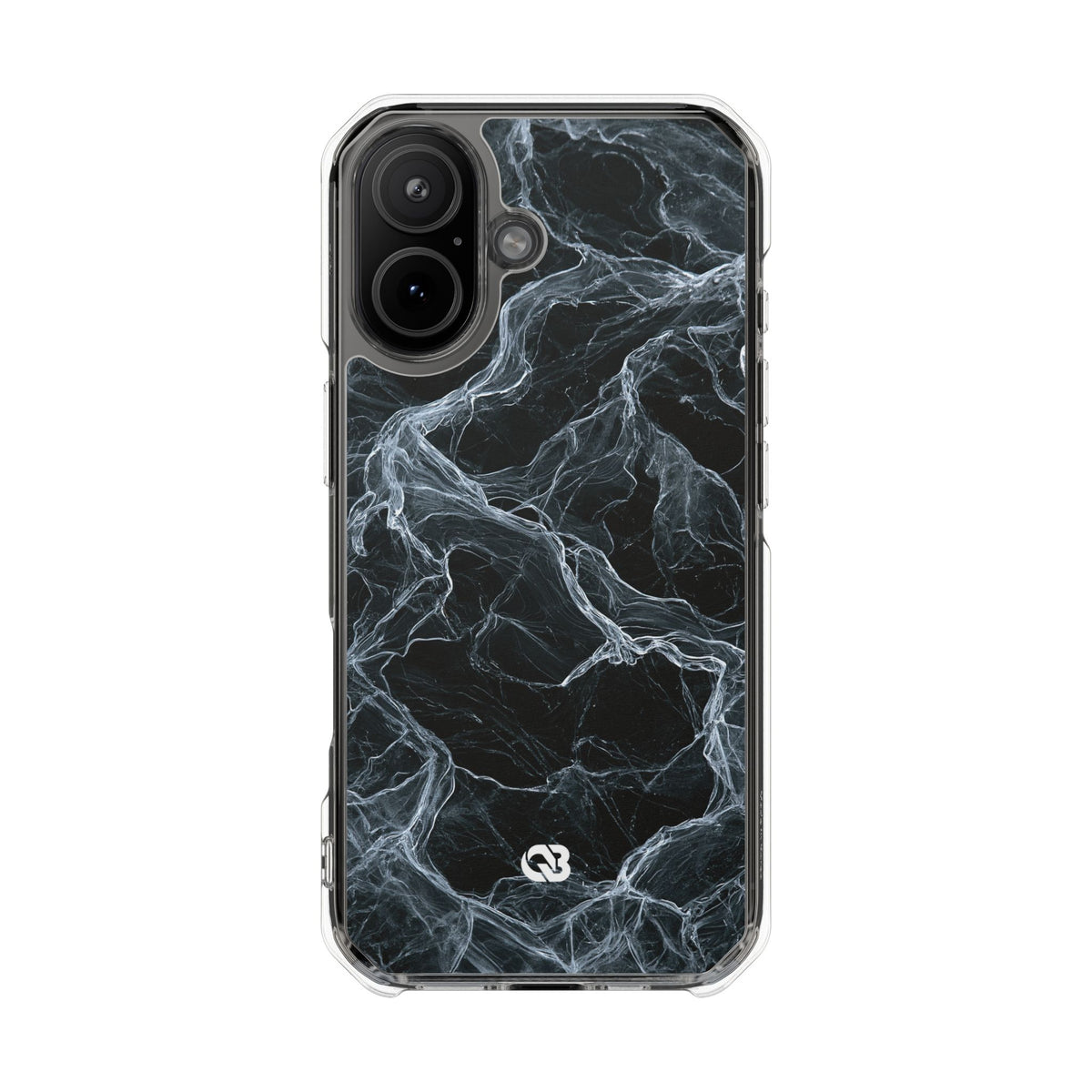 Arctic Gossamer · Clear Impact Magnetic Phone Case for iPhone · Black
