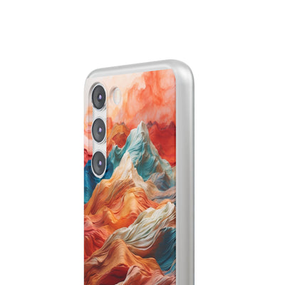 Molten Ridge Flow · Soft Phone Case for Samsung