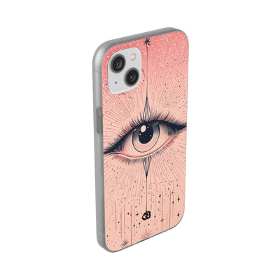 Obsidian Cosmic Gaze · Soft Phone Case for iPhone