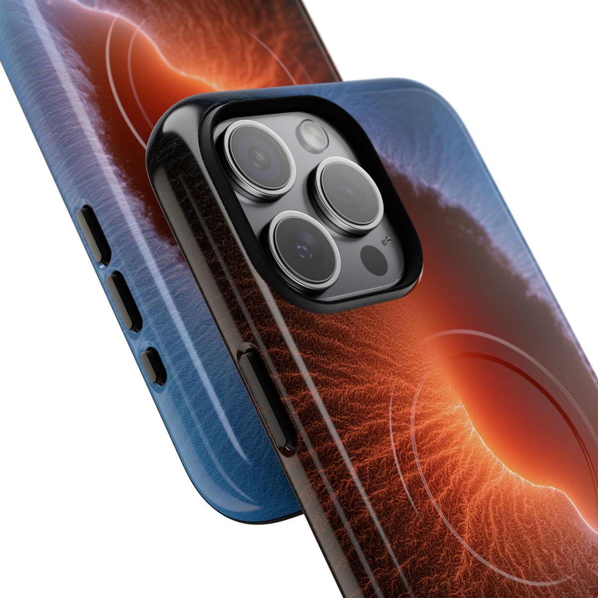 Thermal Aura Pulse · Tough 2.0 Magnetic Phone Case for iPhone · Blue