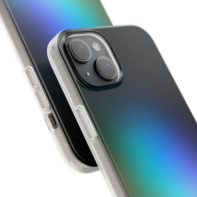 Black Lite Phone Case for iPhone - Electric Prism Grain