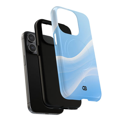 Blue Tough 2.0 Magsafe Phone Case for iPhone - Glacial Blue Silk