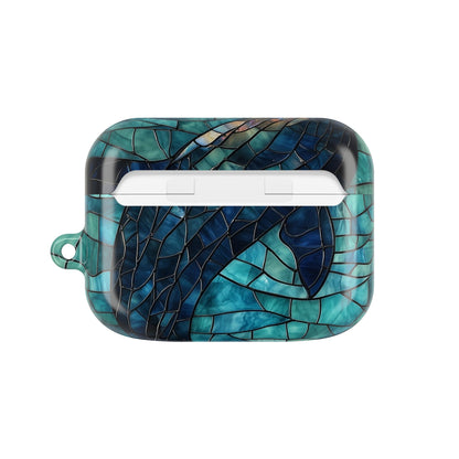 Sininen valashai mosaiikki - AirPods Case