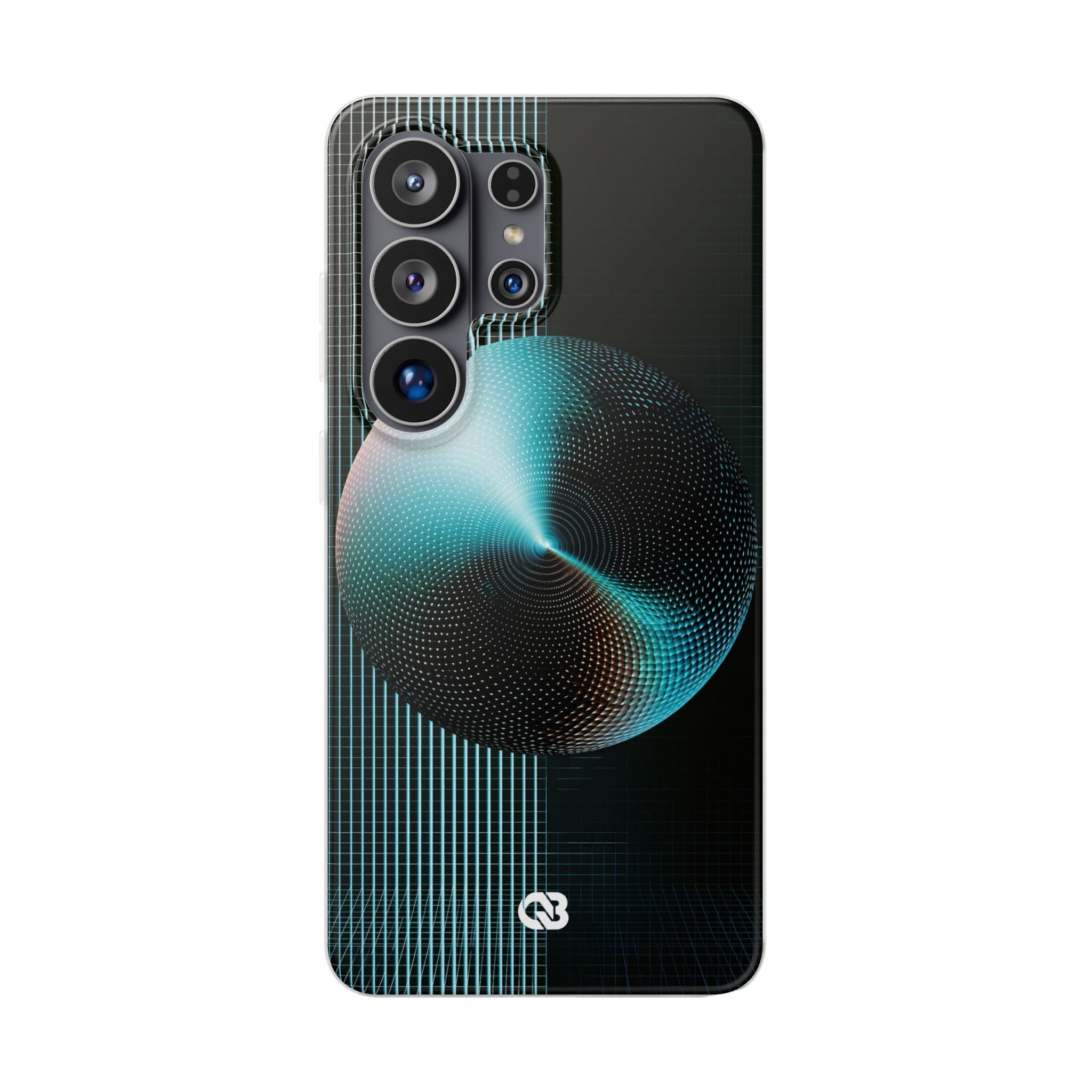 Blue Lite Phone Case for Samsung - Cyan Vector Sphere