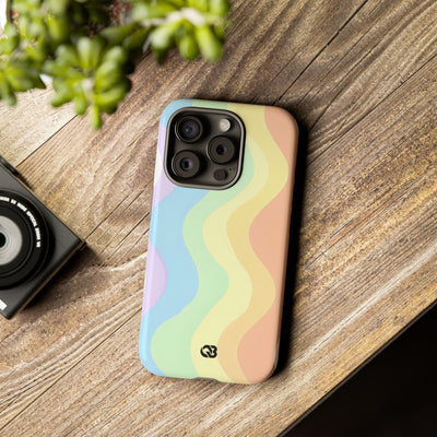 Pastel Ripple Flow · Tough Case na iPhone