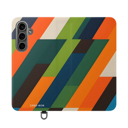 Zigzag Stripes - Samsung S24 Plus Case - Wallet