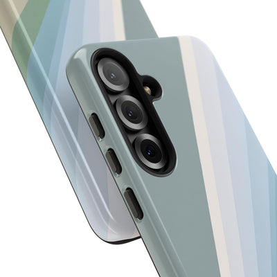 Green Tough Phone Case for Samsung - Sage Prism Beam