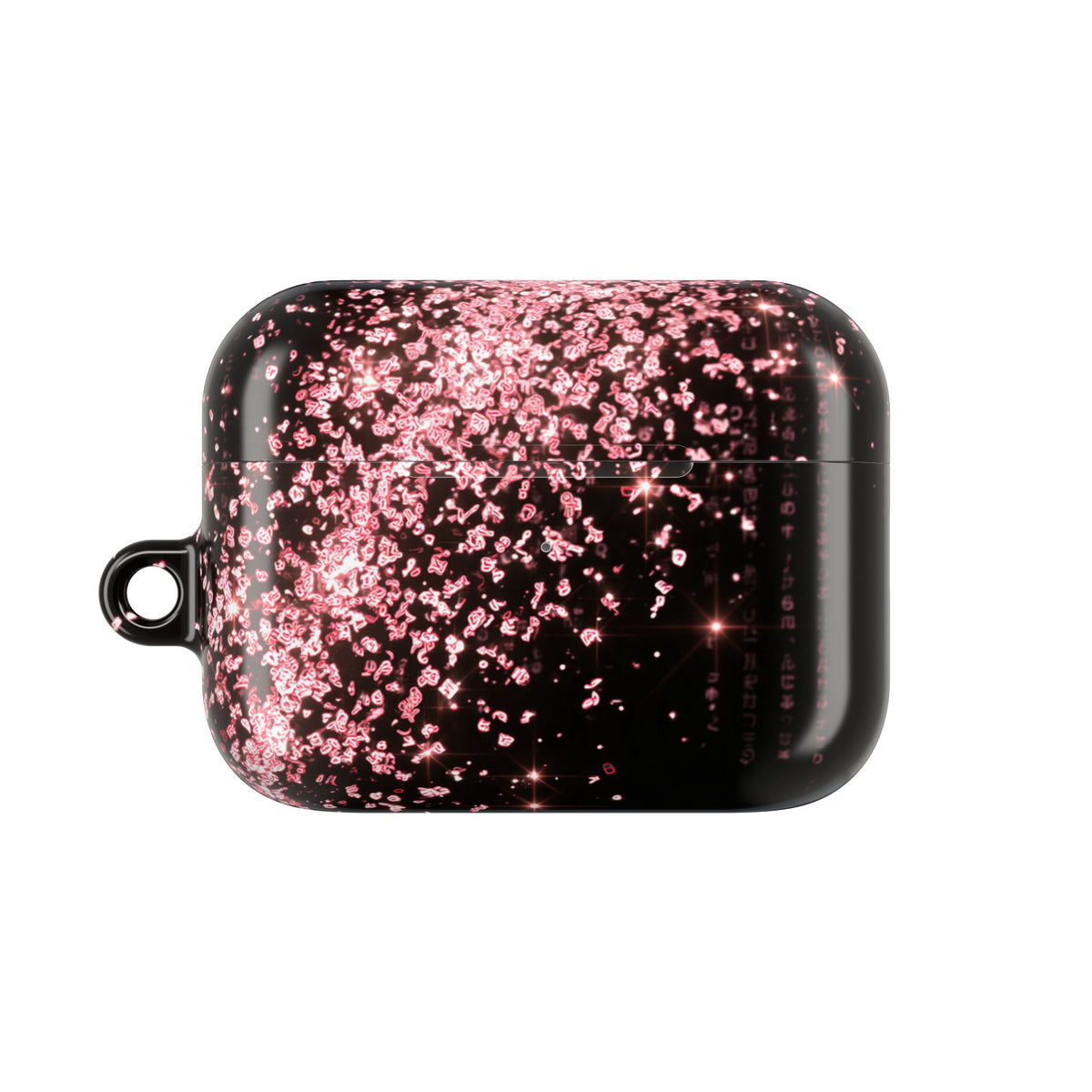Rose Digital Cascade · Hard Case for AirPods & AirPods Pro · Pink