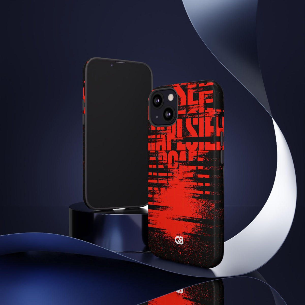 Crimson Redaction · Tough Phone Case for iPhone · Black