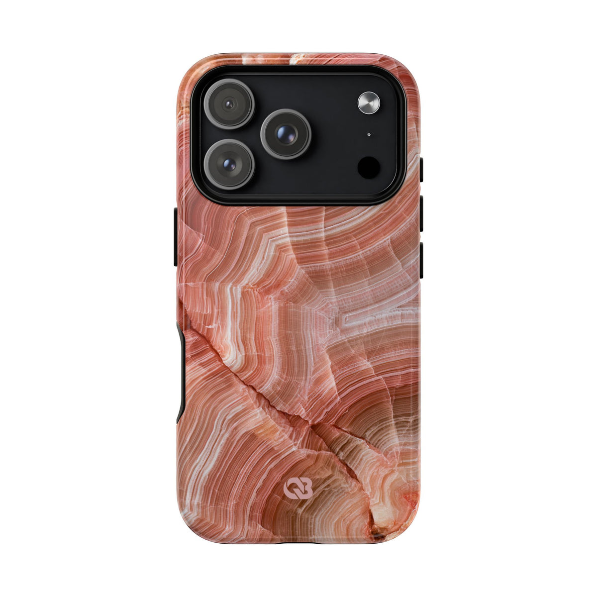 Blushing Rose Strata · Tough 2.0 Magnetic Phone Case for iPhone · Pink