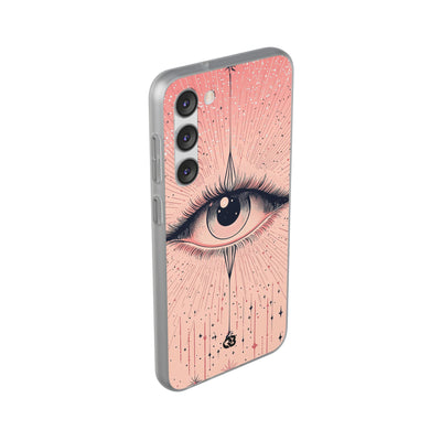 Obsidian Cosmic Gaze · Soft Coque de téléphone pour Samsung