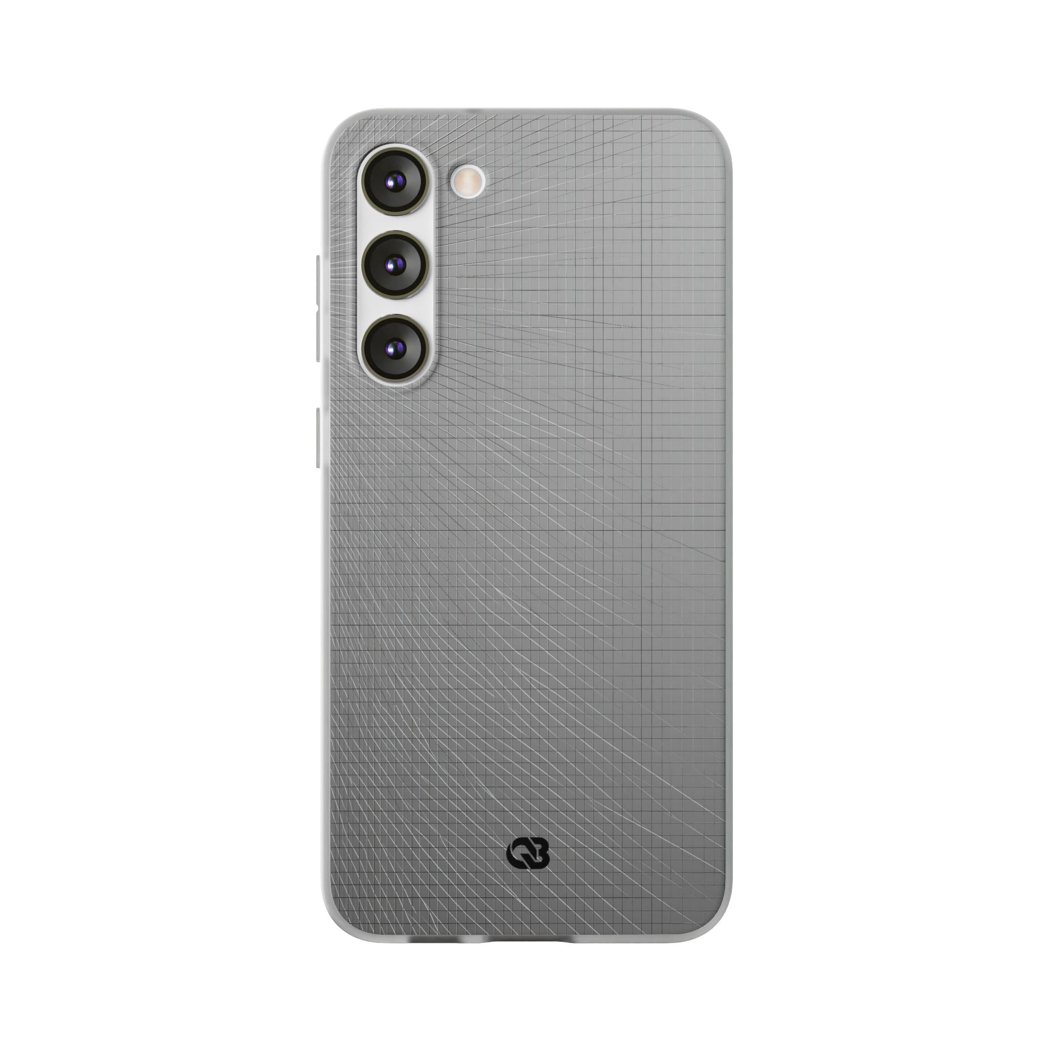Grey Lite Phone Case for Samsung - Chrome Mesh Warp