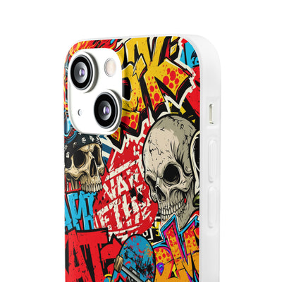 Skate Skull Riot · Lite Phone Case for iPhone ·  Red
