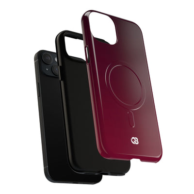 Red Tough 2.0 Magsafe Phone Case for iPhone - Deep Sangria Gradient