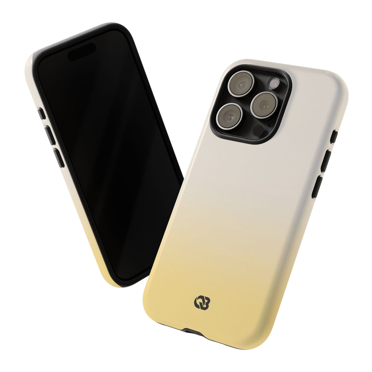 Solar Cream Ombre · Tough Phone Case for iPhone · Yellow