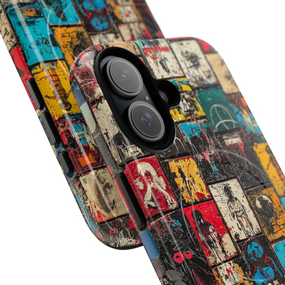 Figured Grid iPhone 16 Case - Tough+ - CASE•BOB