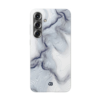 Nordic Ridge Contour · Lite Phone Case for Samsung · White