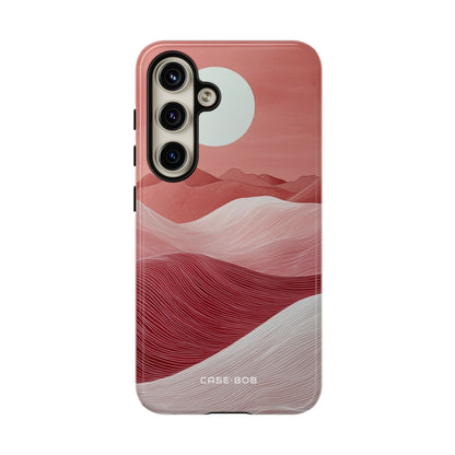 White Orb Dunes Samsung S24 Case - Tough