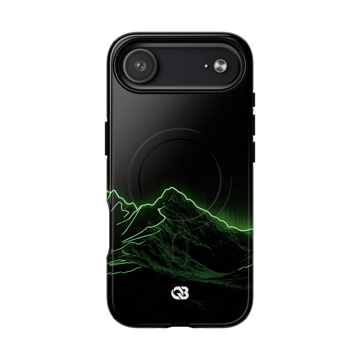 Nordic Mountain Contour · Tough 2.0 Magnetic Phone Case for iPhone · Black