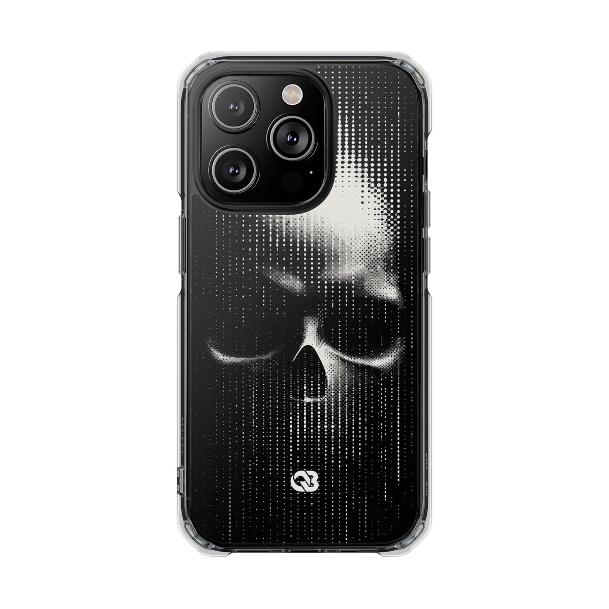 Raster Phantom · Clear Impact Magnetic Phone Case for iPhone ·  Black
