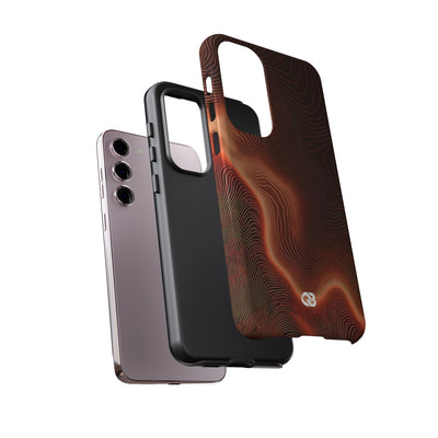 Caldera Ridge · Tough Phone Case for Samsung · Orange