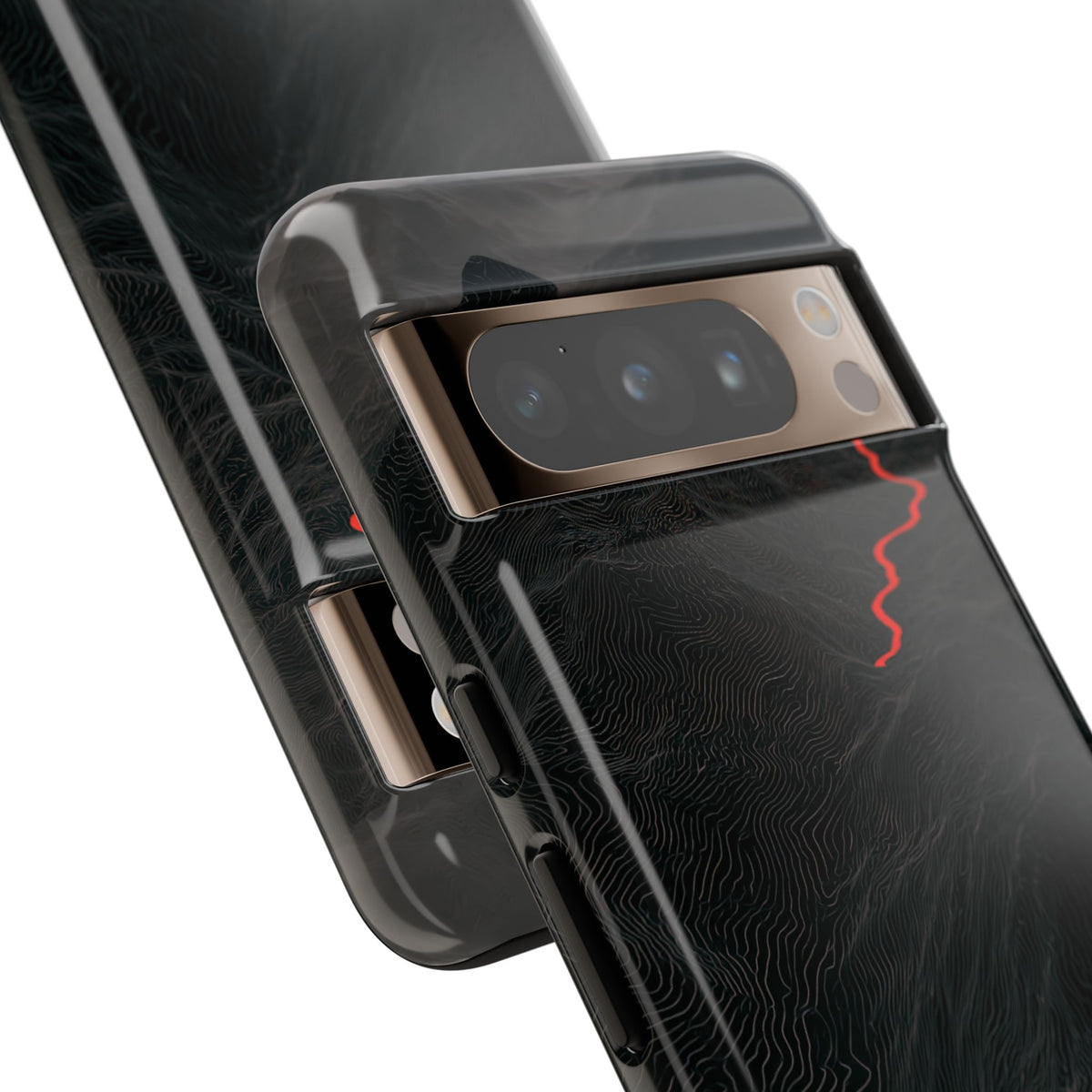 Crimson Ridge Pass · Tough Phone Case for Pixel ·  Black
