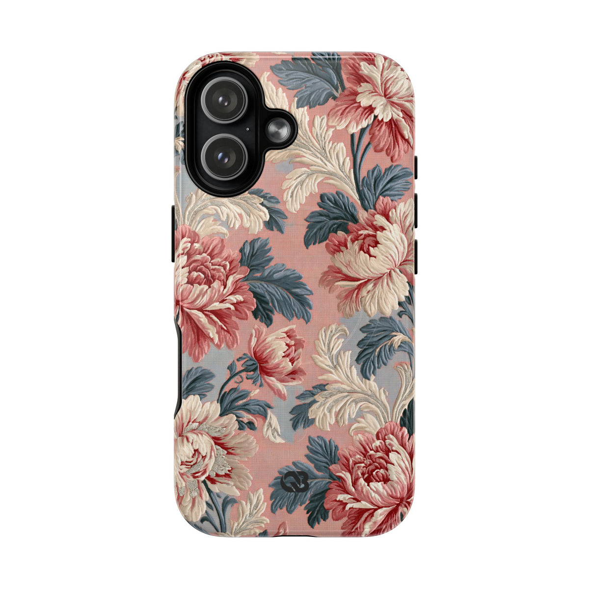 Blush Peony Jacquard · Tough 2.0 Magnetic Phone Case for iPhone · Pink