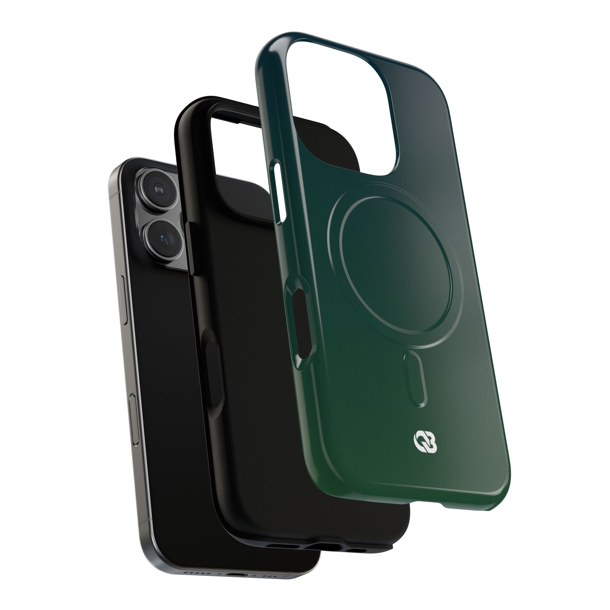 Green Tough 2.0 Magsafe Phone Case for iPhone - Midnight Pine Horizon