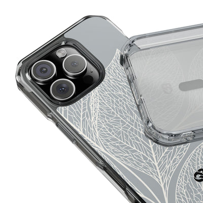 Grey Impact MagSafe Phone Case for iPhone - Frosted Ash Veins