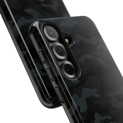 Blackout Urban Camo · Tough Phone Case for Samsung · Black