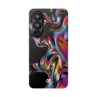 Purple Lite Phone Case for Samsung - Liquid Neon Chrome