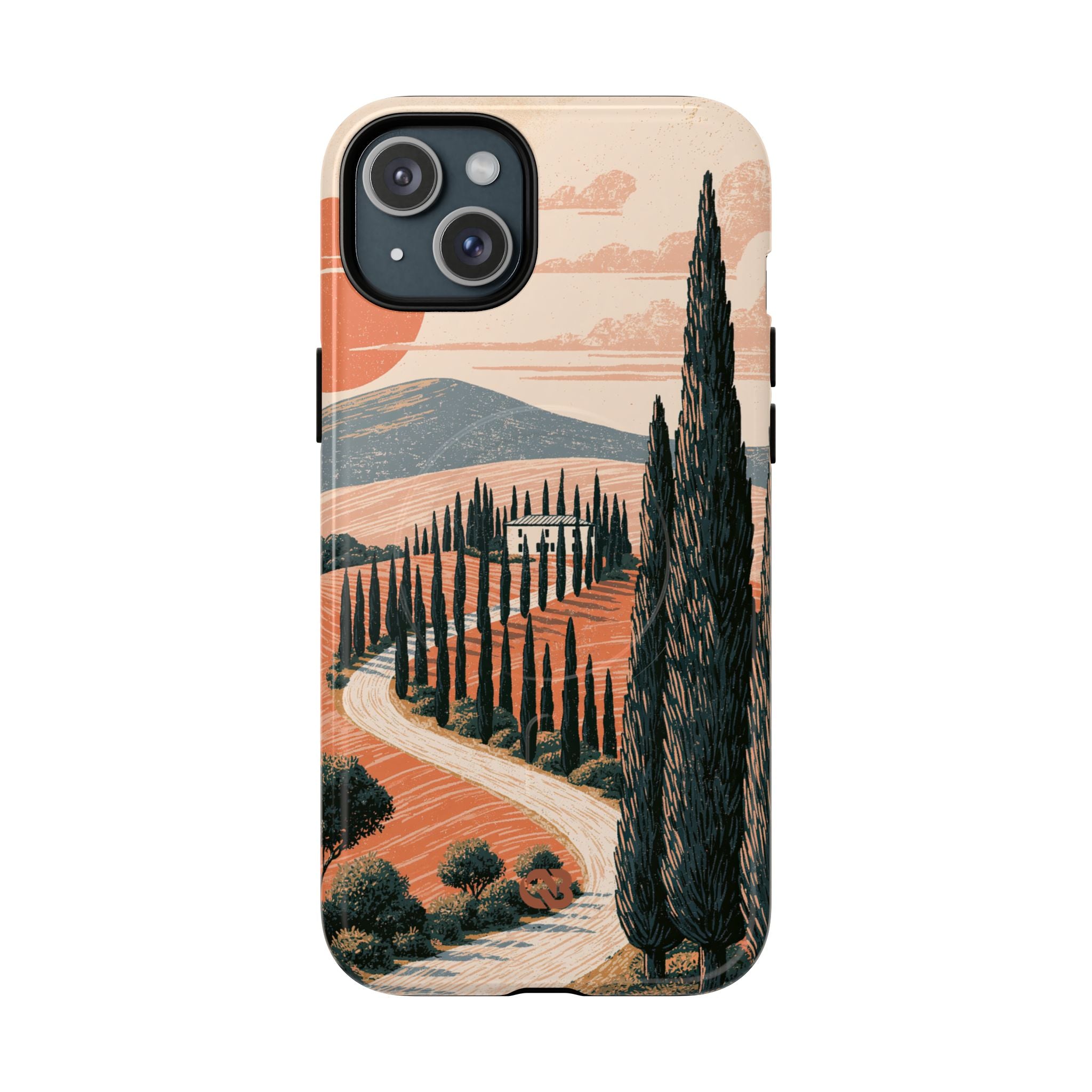 Orange Tough 2.0 Magsafe Phone Case for iPhone - Terracotta Ridge Trail