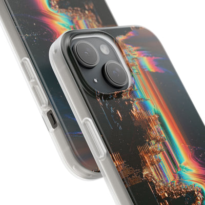 Prismatic Circuit · Lite Phone Case for iPhone ·  Black