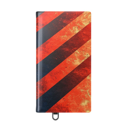 Diagonal Stripes Blaze - Samsung S24 Ultra Case - Wallet