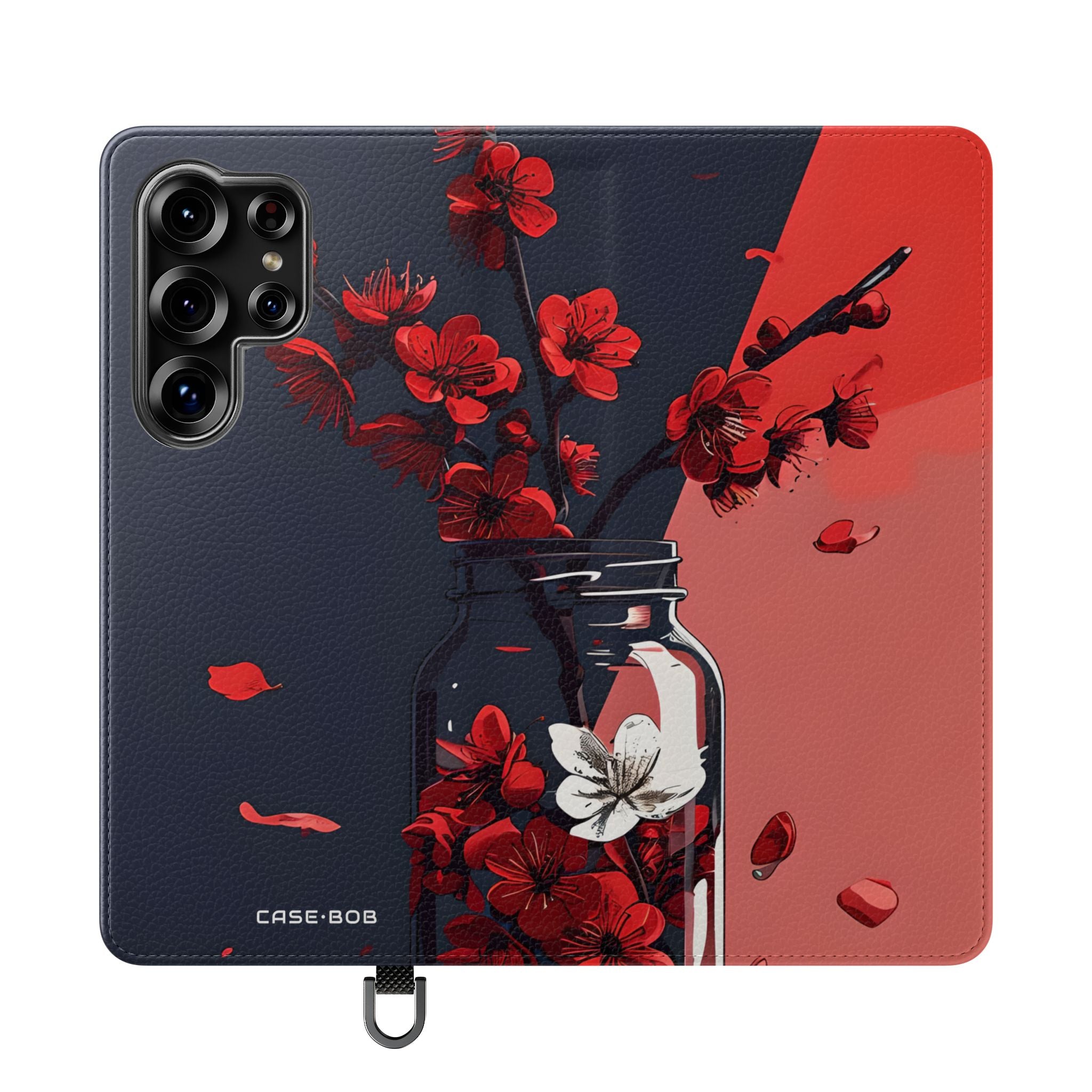 Cherry Blossom Potje - Samsung S25 Ultra Case - Portemonnee