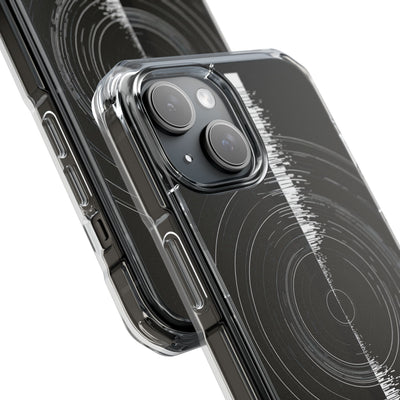 Black Impact MagSafe Phone Case for iPhone - Obsidian Orbital Signal