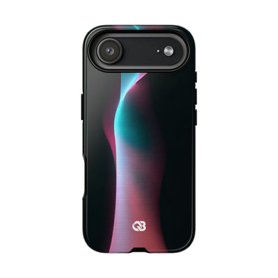 Neon Pixel Flow · Tough Phone Case for iPhone · Black