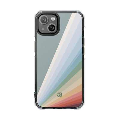 Green Impact MagSafe Phone Case for iPhone - Sage Prism Beam
