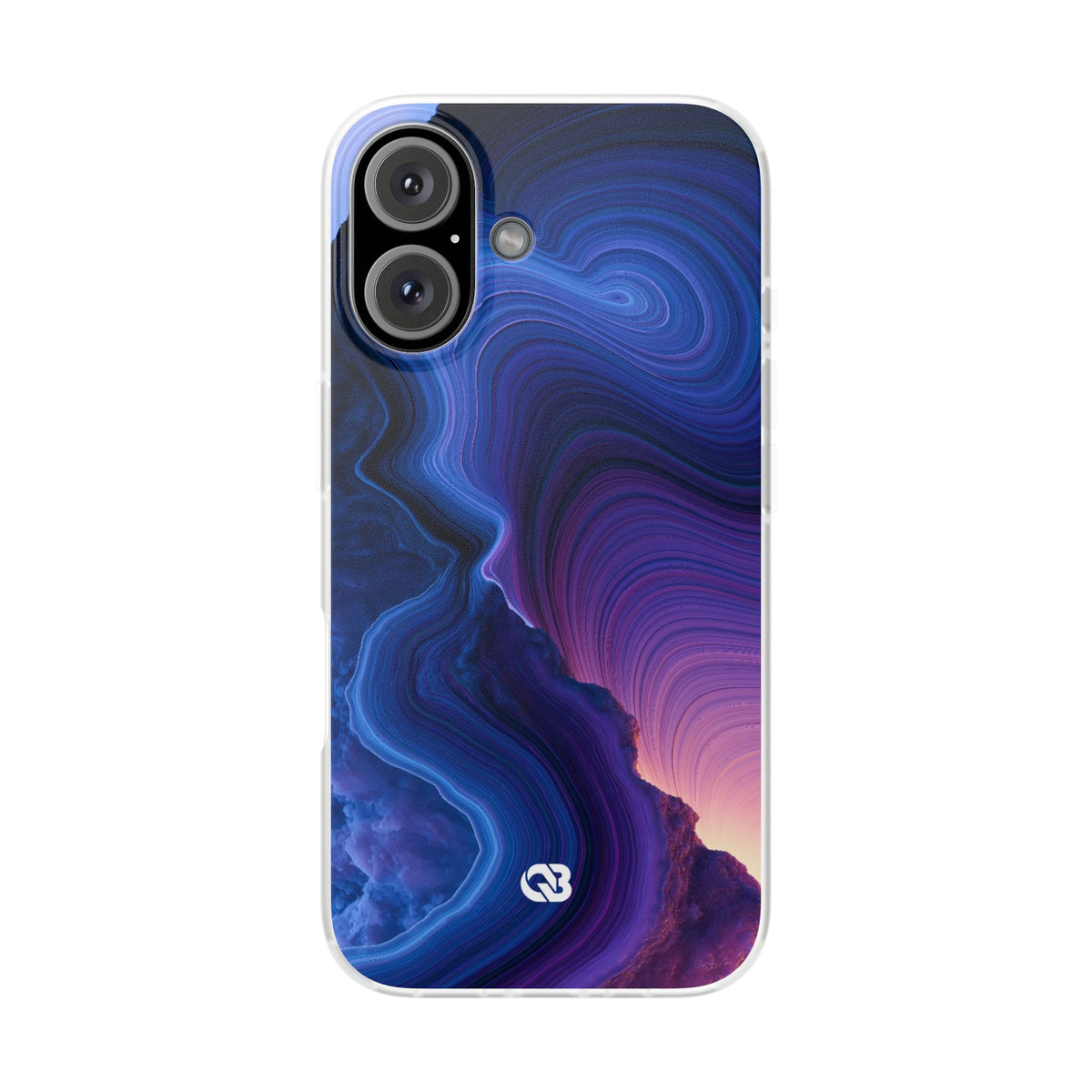 Radiant Strata · Lite Phone Case for iPhone ·  Blue