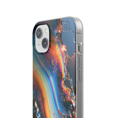 Prismatic Aura Flow · Lite Phone Case for iPhone ·  Blue