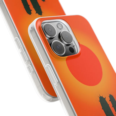 Scorched Saguaro Sunset · Soft Phone Case for iPhone