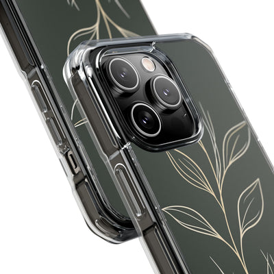 Green Impact MagSafe Phone Case for iPhone - Deep Moss Willow