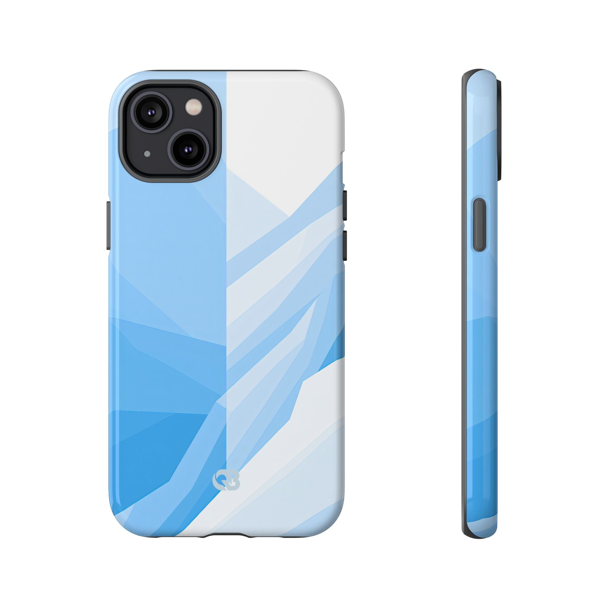 Blue Tough Phone Case for iPhone - Arctic Glacial Ridge