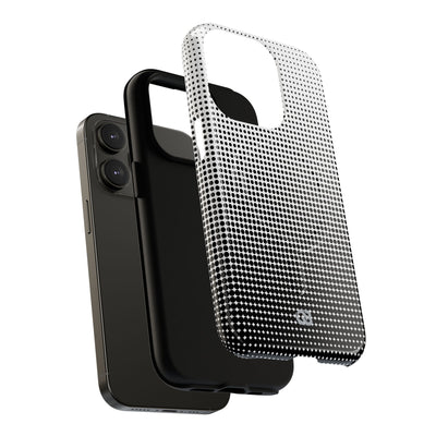 Black Tough 2.0 Magsafe Phone Case for iPhone - Obsidian Halftone Flux