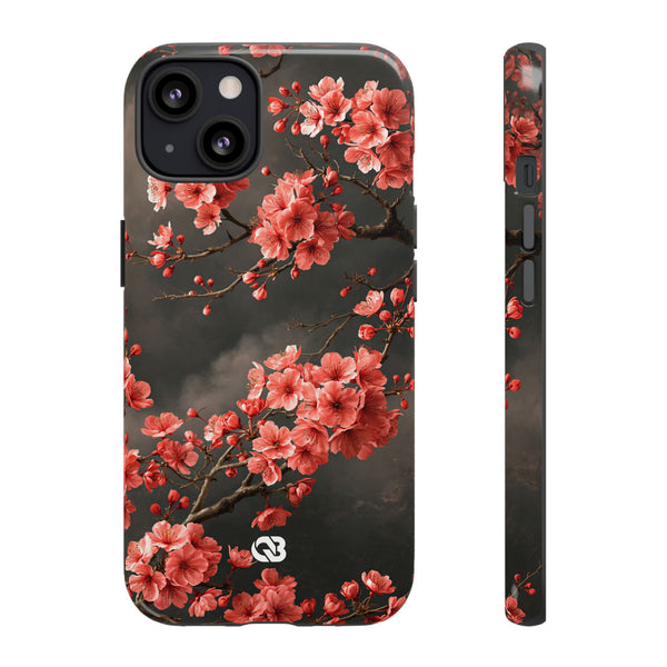 Dark Sakura Nocturne · Tough Phone Case for iPhone · Black